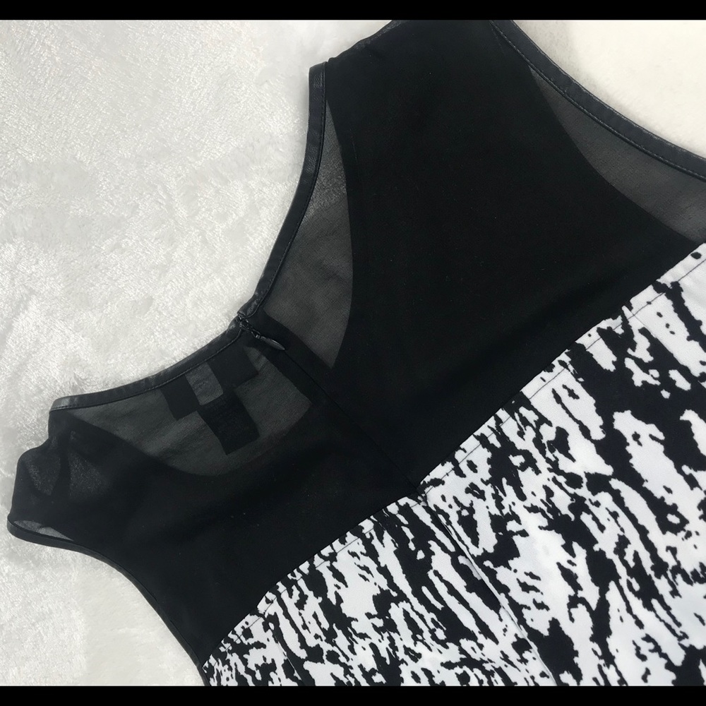 Lane Bryant Black and White Illusion Dress - Picture 7 of 8